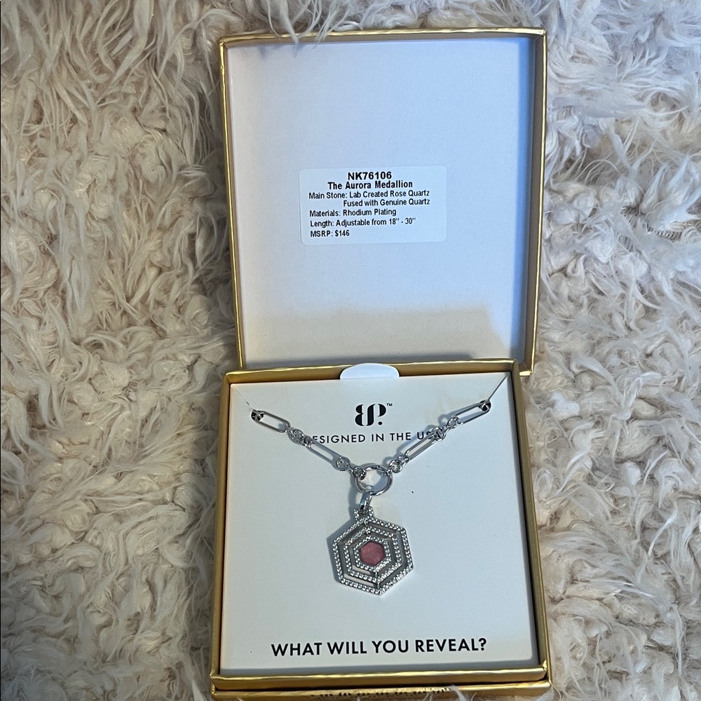 Elegant Silver and Red Pendant Necklace